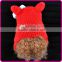 cute owl free knitting kids winter animal hats handmade crochet baby earflap hats with braids