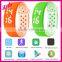 Support mobile APP smart waterproof health pedometer bracelet