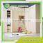 Shouguang factory bedroom mdf wardrobe pvc almirah wood wardrobe design