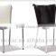 Z618 China whole sale square tube metal PU dining chair