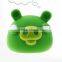 Green Pig Head Roto Casting Soft Vinyl Toy/Make design Game Characters Soft Vinyl Toys/OEM design High quality Soft Vinyl Toys