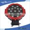 2015 new round 34w led driving working light for truck offroad mining forest car bottom or side mounting with e-mark