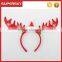 V-384 luxury christmas long deer horn decoration headband gift merry christmas adult headband
