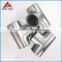 Best factory price titanium pipe fitting titanium tee