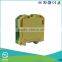 UTL Din Rail Wire Earthing Terminal Block 70mm Electric Connectors Ground Yellow Green Terminal