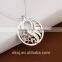 2015 trendy new indian 925 sterling silver necklace