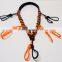 fashion custom paracord duck/goose call lanyard orange and black