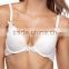 Hot Sale Girls' Cute Underwired Lace Bra with Thin Pads