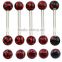 TR01046 cool piercing barbell colored tongue piercing