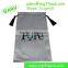 Black Tassel Hair Packaging Bags Silk Bags with Printed Logo