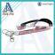 Lovely neck keychain strap pink rhinestone lanyard