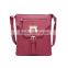 Personalized double interlayers and pin buckle flap ladies favorite crossbody bag