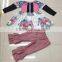 2015 Wholesale Christmas Snowman Winter Outfit Weaster Girl Boutique Clothing Trendy Outfit