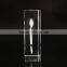 Custom crystal laser engraving cube for 2d & 3d bus image picture
