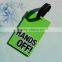 Rubber luggage tag durable custom handbag tag