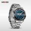 WEIDE WH903 Branded Wrist Watch Full Steel Watch Black Alarm Waterproof Men's Sports Outdoor Quartz Wrist Military Watches