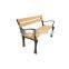 antique wood carved back chair cheap high back wpc bench wood bench with back for public place