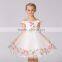 2016 new model baby girl 5 year old flower dress wedding dress ball gown