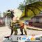 Animatronic dinosaur park dragon statues western dragon for theme park
