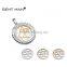 gold pendant designs women popular flower pattern simple stainless steel pendant