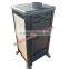Domestic heating metal sheet material black colour cast iron stove