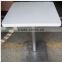 KFC Counter Table with White Solid Surface, artificial marble top dining table,Restaurant table