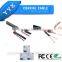 YYX Siamese cable RG59 with 2power conductor cu ccs PVC shield