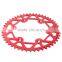 46-52 teeth motorcycle aluminium alloy rear sprocket for honda