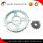 steel heat treatment cg125 Motorcycle sprocket 428-38T/15T