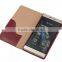 Luxury design fashion book style for huawei ascend p8 real flip wallet leather phone case