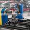 slant joint center hole cuting cnc pipe gas cutter machine