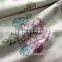 vintage floral print pongee fabric for jacket home textile