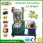 Low temperture easy to handle fresh olive cooking hydraulic oil making machine