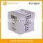 100gsm wood free white paper note cube with custom logo printing