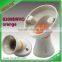 Orange Ring Metal Insert Lamp Holder B22 or E27 Angle Lampholder