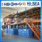 Warehouse Storage Multi-level Mezzanine Racking and Shelving System