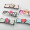 Nice metal bobby pin acrylic hair butterfly clip cartoon alligator hair clip