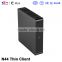 CE ROHS Certificate N44-J1900T1 Barebone Wholesaler Mini Fanless Desktop PC Thin Client