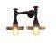 Vintage Industrial Water Pipe Wall Sconce Edison Bulb Style Wall Lamp