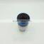 Stainless Steel double layer stright Cut rolled edge Blue Universal tip