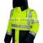 yellow safety reflective jacket ,reflective safety light jacket,work jacket with reflective stripes