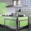 Green melamine kitchen cabinet baseboard, tall kitchen cabinet