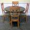 Modern artificial stone furniture two seater table and chair set