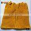 BSSAFETY Long cow split leather welding gloves for industrial work use