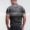 High quality black stone wash distressed denim jacket for man (LOTJ302)