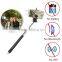 Plug-and-play 3.5mm Wired Monopod With Adjustable Phone Mount Holder For Mobile Phones--Anti-twist Groove