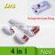 3 in 1 acupuncture roller needles titanium alloy microneedling dermaroller with wholesale price