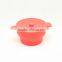 Round Shape Silicone Bowl with Lid