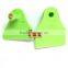 green sheep ear tag 42*34 mm TPU metal pin