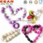 Food grade silicone beads baby teething necklace for toddler